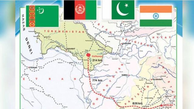 موافقت طالبان با آغاز ساخت خط لوله گازی تاپی/ گاز ترکمنستان به پاکستان و هند می‌رسد؟