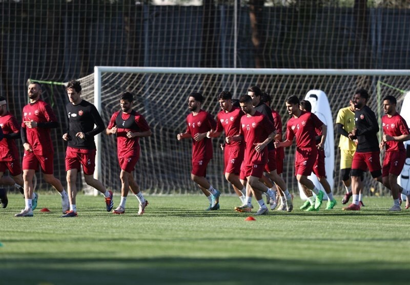 جلسه درویش و کارتال در محل تمرین پرسپولیس